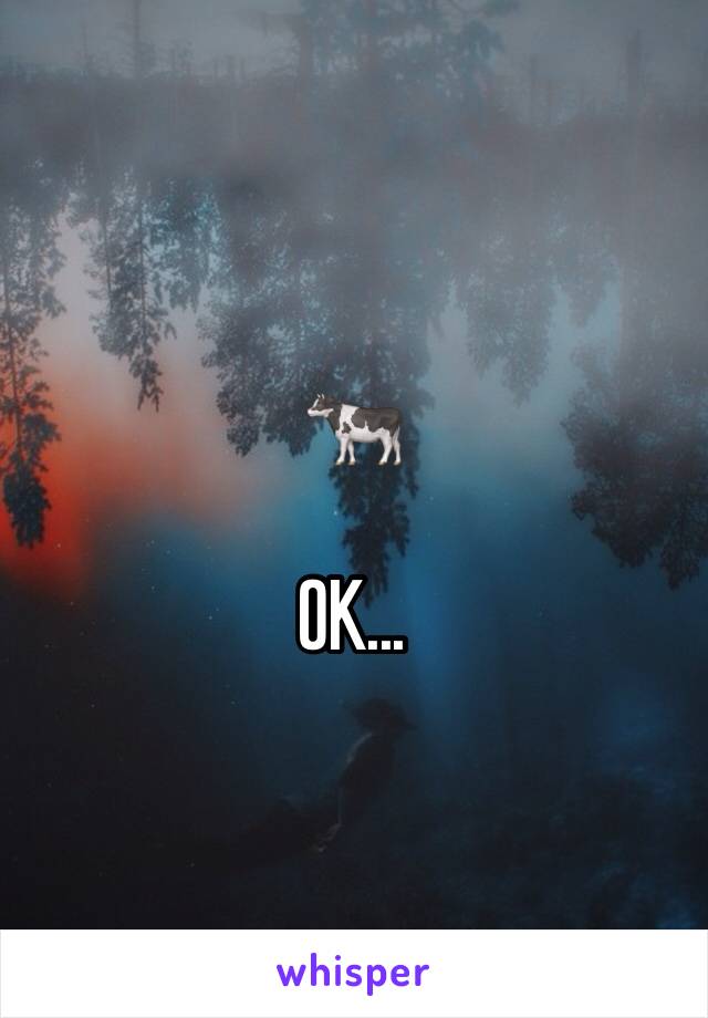 🐄

OK...