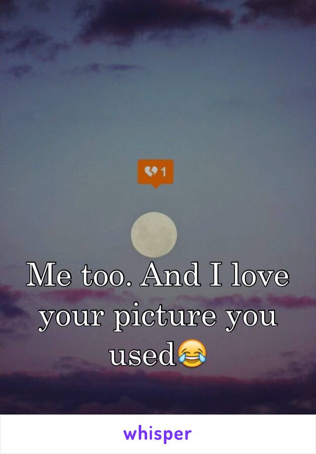 Me too. And I love your picture you used😂