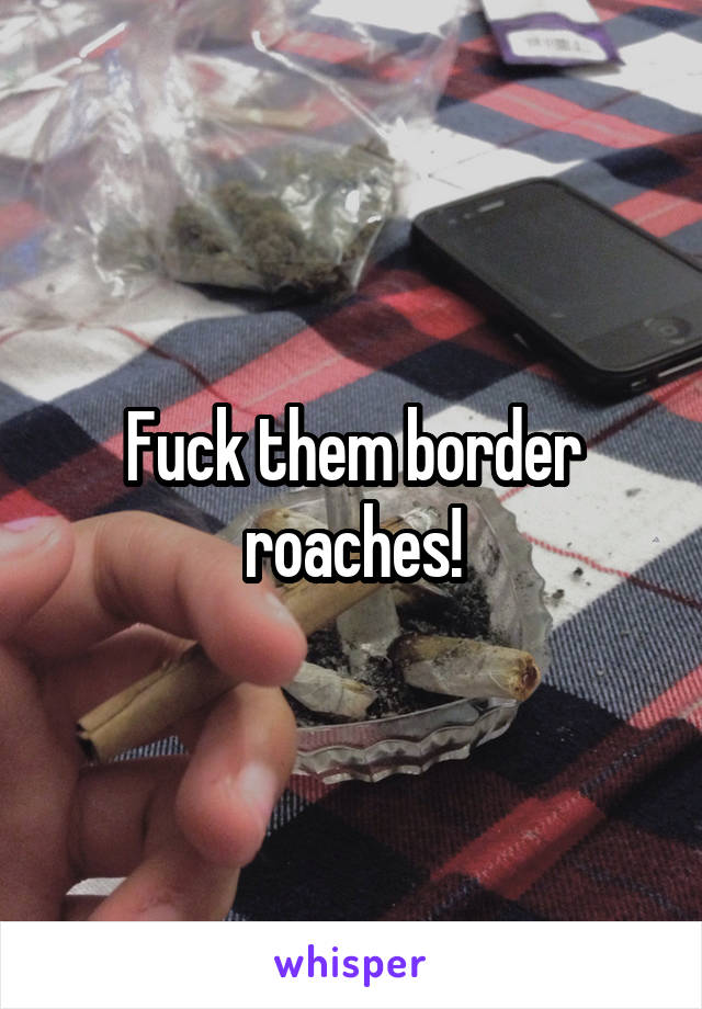 Fuck them border roaches!