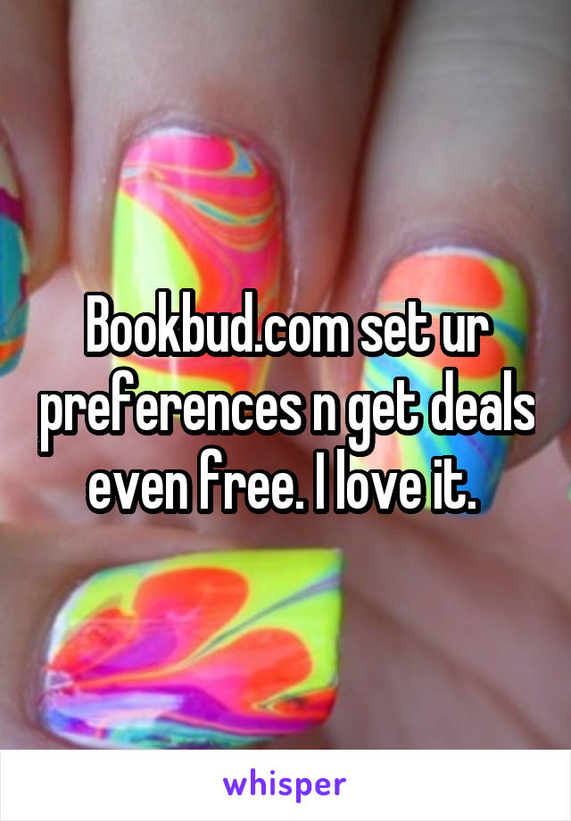 Bookbud.com set ur preferences n get deals even free. I love it. 