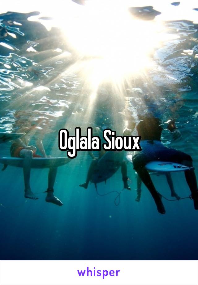 Oglala Sioux