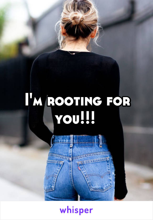 I'm rooting for you!!! 
