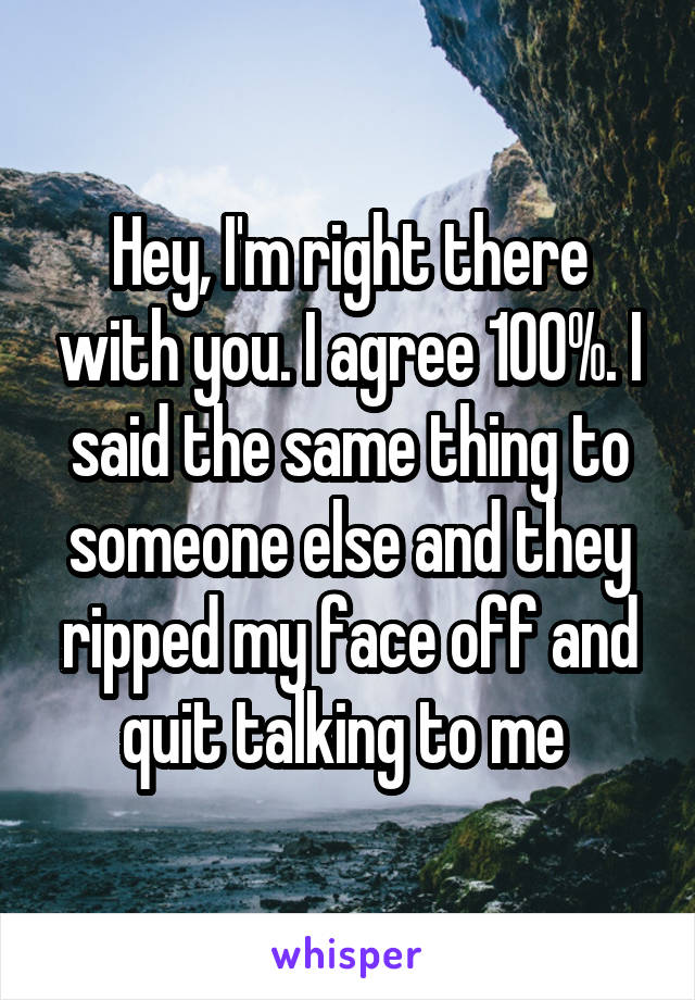 Hey, I'm right there with you. I agree 100%. I said the same thing to someone else and they ripped my face off and quit talking to me 