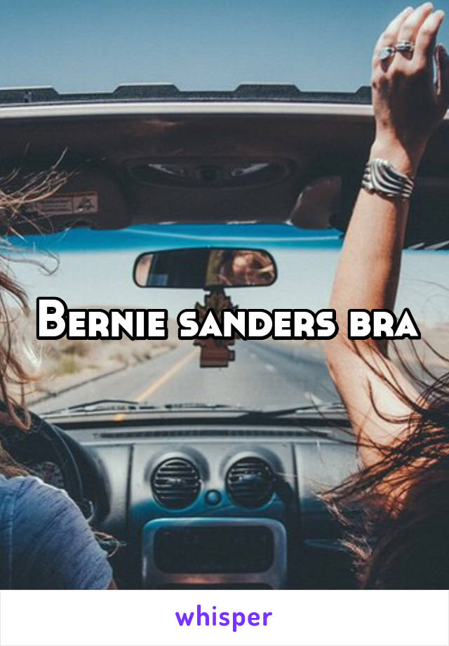 Bernie sanders bra