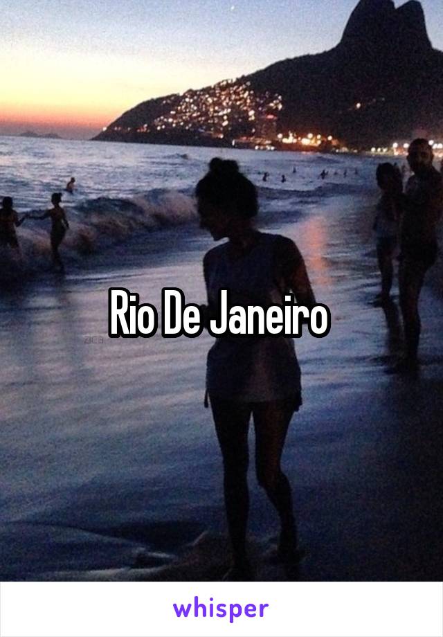 Rio De Janeiro 