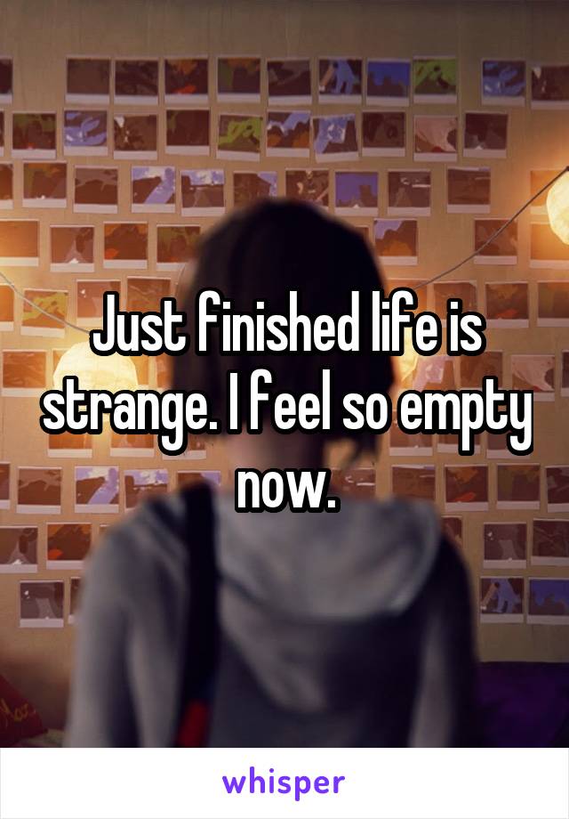 Just finished life is strange. I feel so empty now.