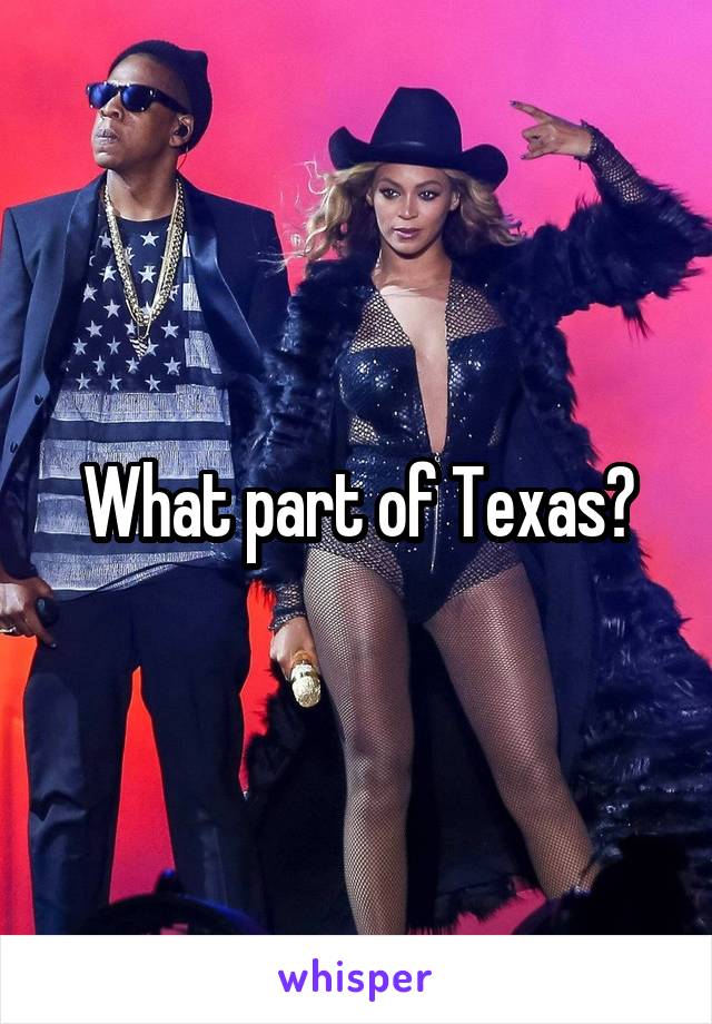 What part of Texas?