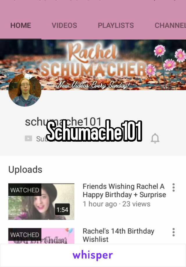 Schumache101