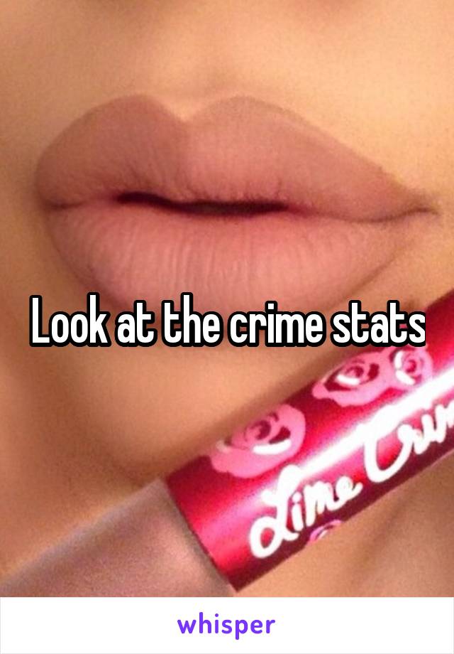 Look at the crime stats