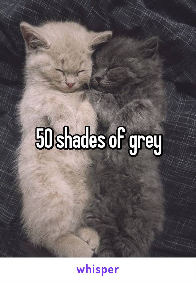 50 shades of grey