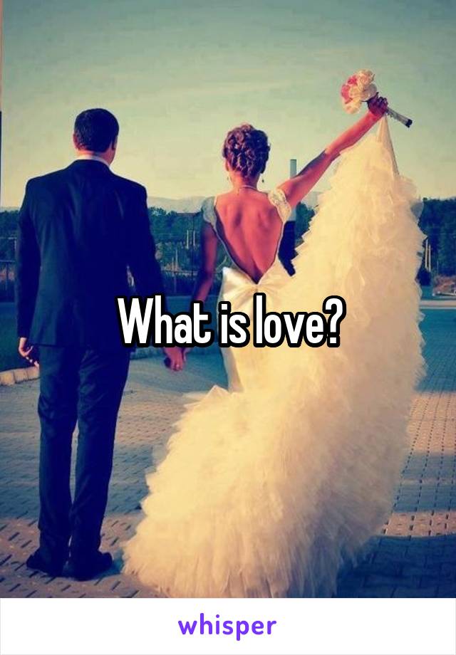 What is love?