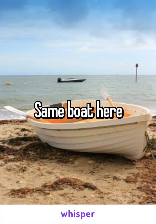 Same boat here