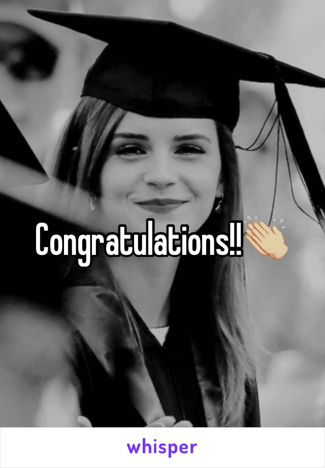 Congratulations!!👏🏼