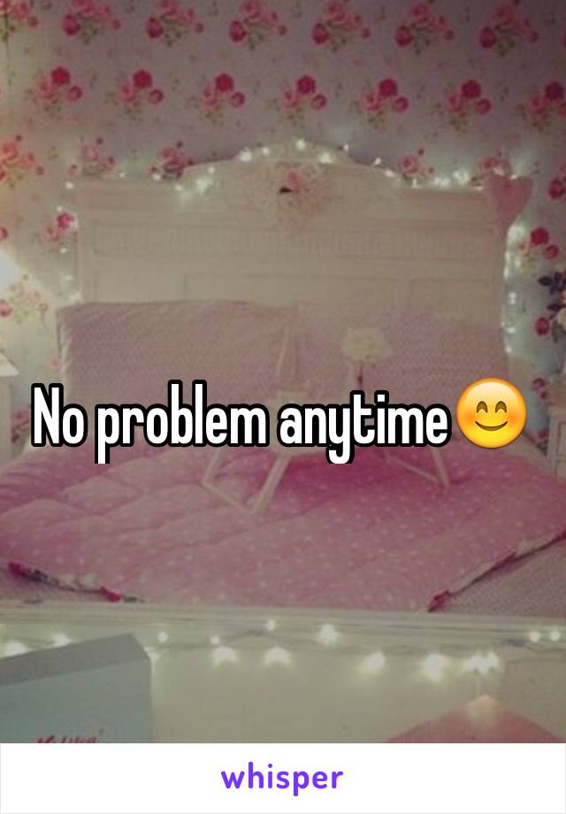 No problem anytime😊