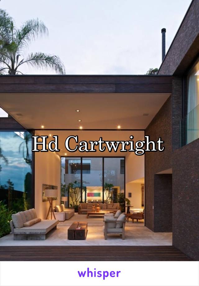Hd Cartwright 