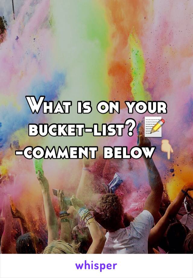 What is on your bucket-list? 📝
-comment below👇🏼
