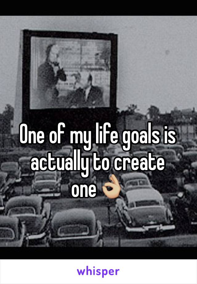 One of my life goals is actually to create one👌🏼