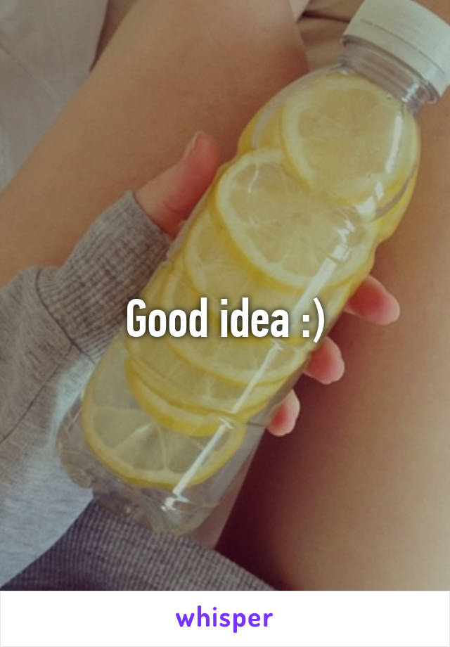 Good idea :)