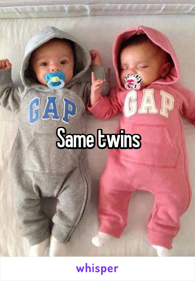 Same twins