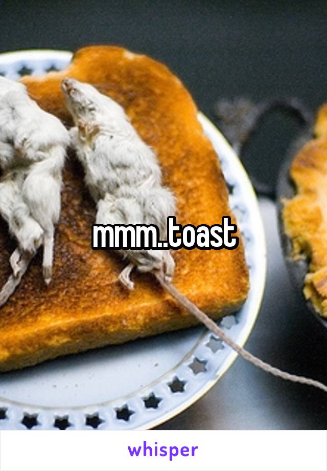 mmm..toast