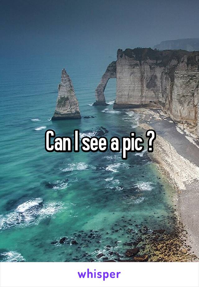 Can I see a pic ?