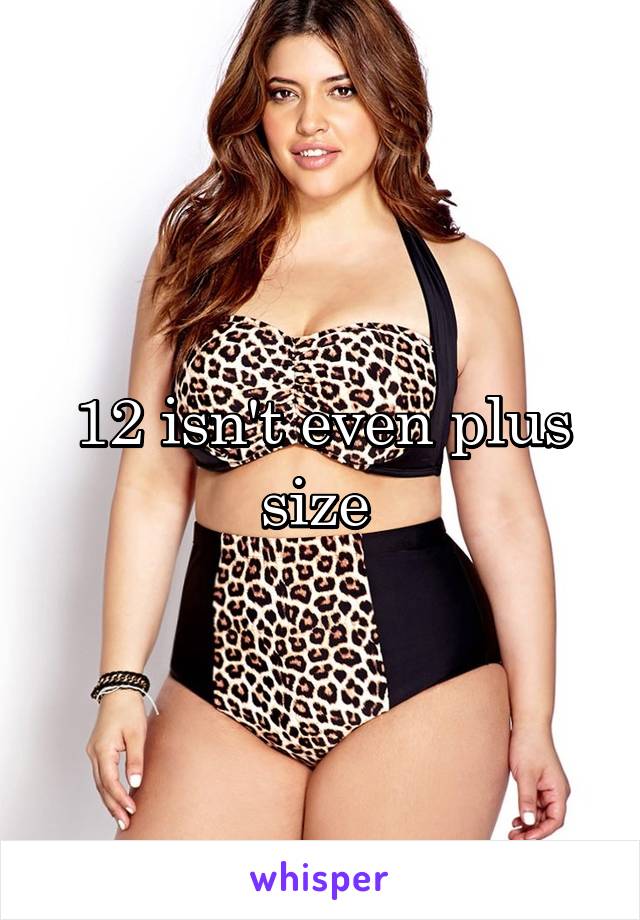 12 isn't even plus size 