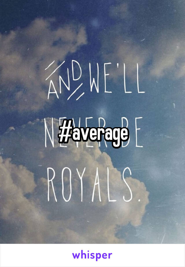 #average