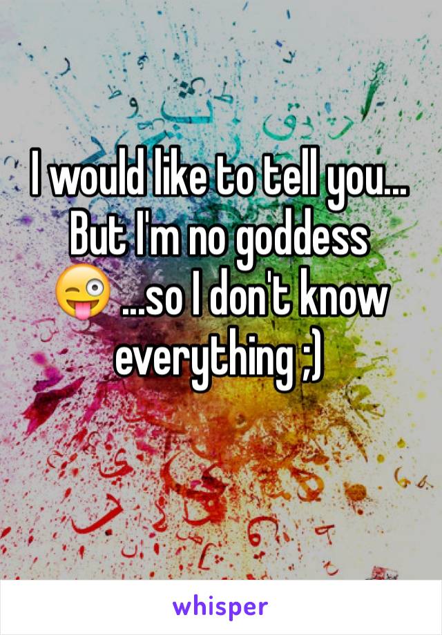 I would like to tell you... But I'm no goddess😜 ...so I don't know everything ;)

