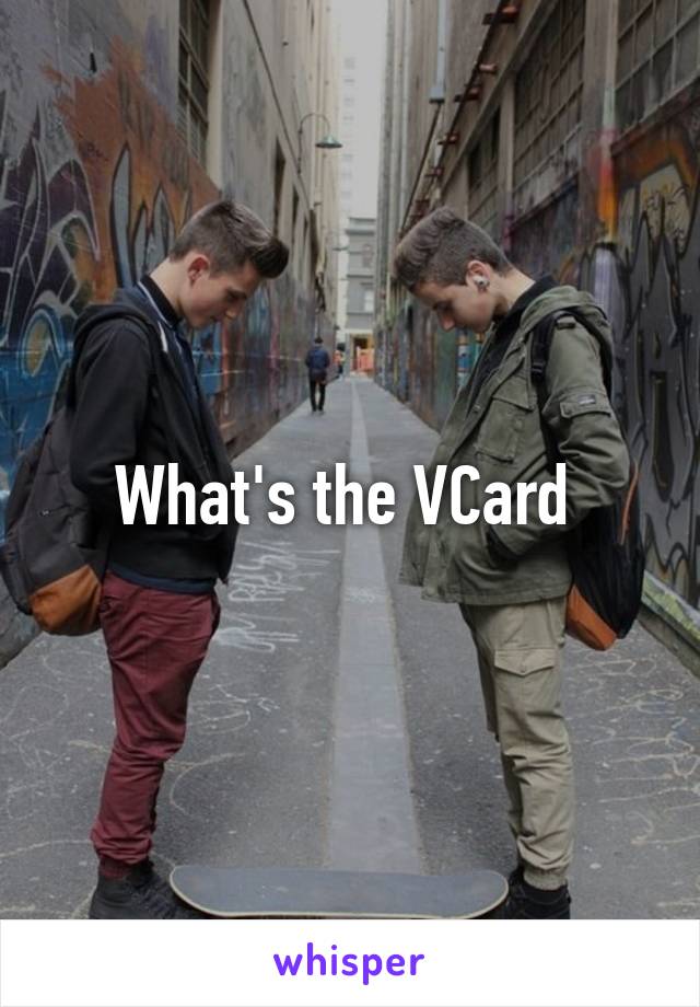 What's the VCard 