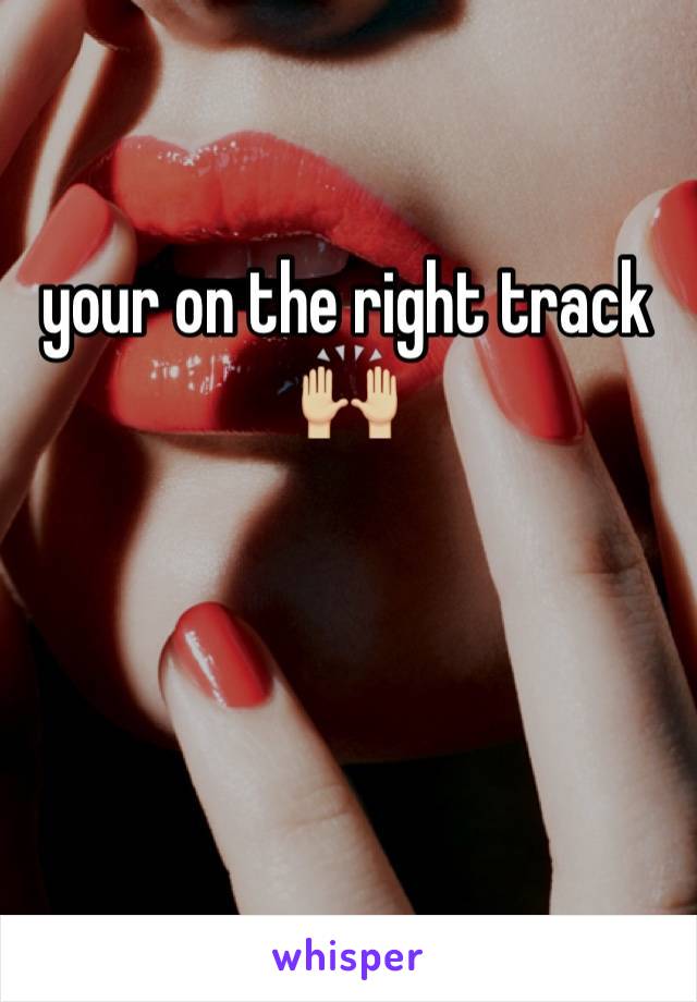 your on the right track 🙌🏼