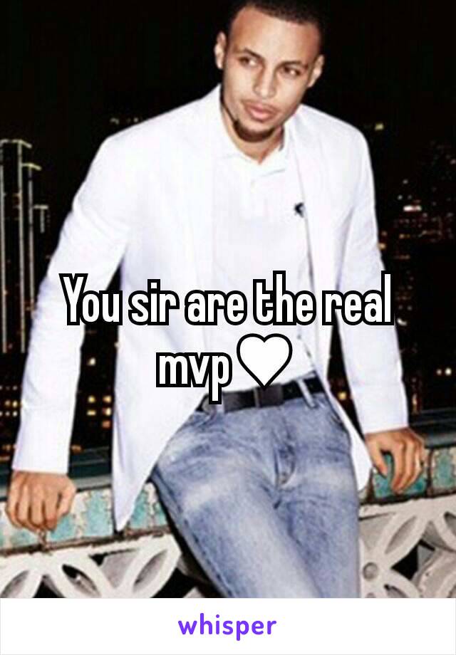 You sir are the real mvp♥