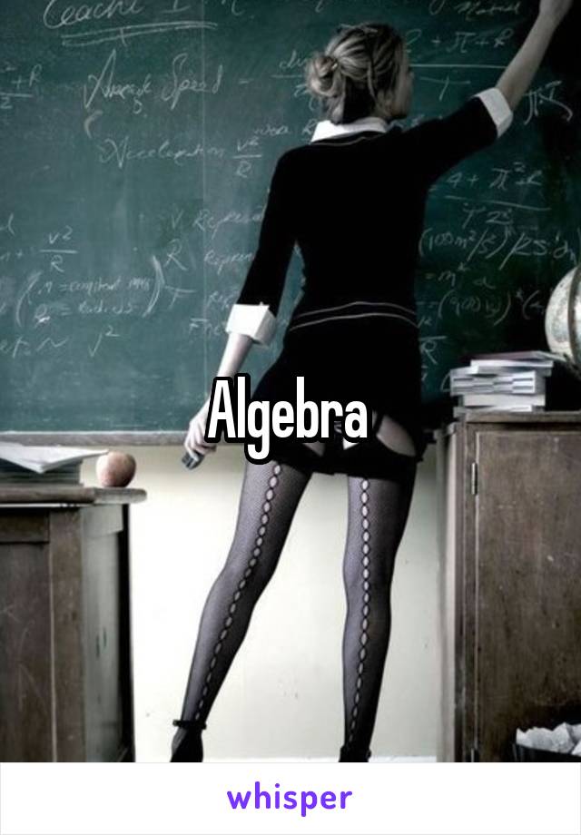 Algebra 