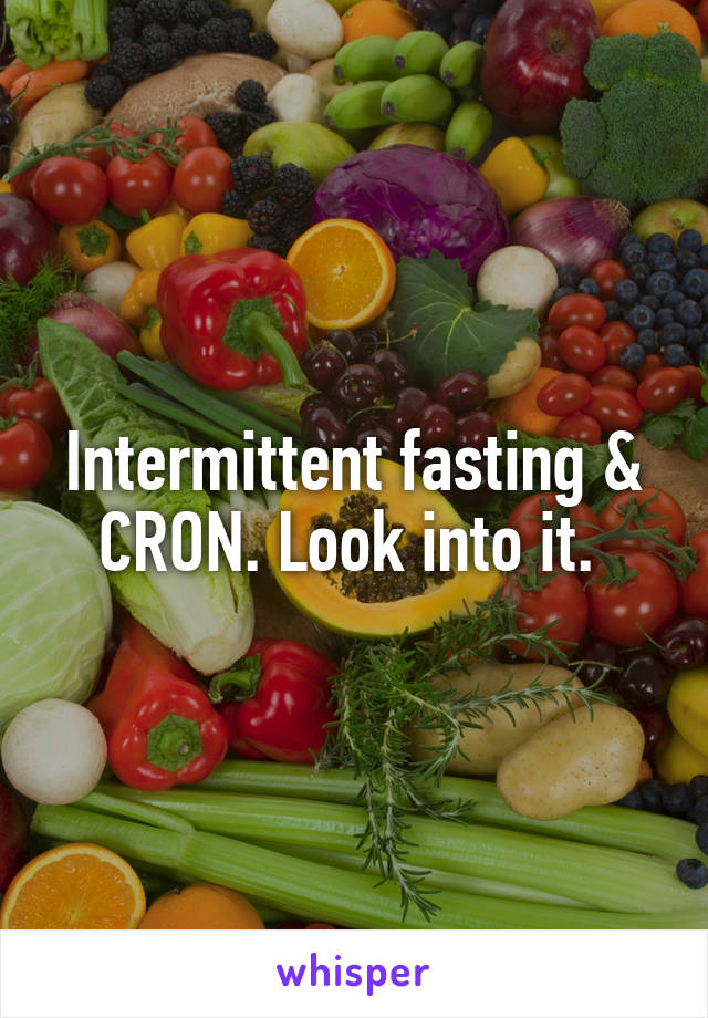 Intermittent fasting & CRON. Look into it. 