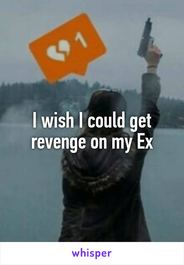 I wish I could get revenge on my Ex