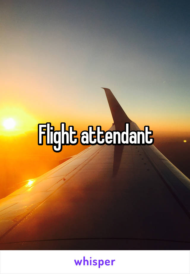 Flight attendant