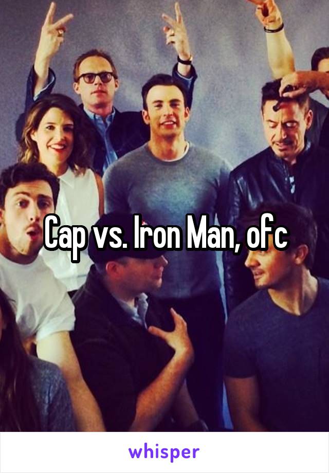 Cap vs. Iron Man, ofc