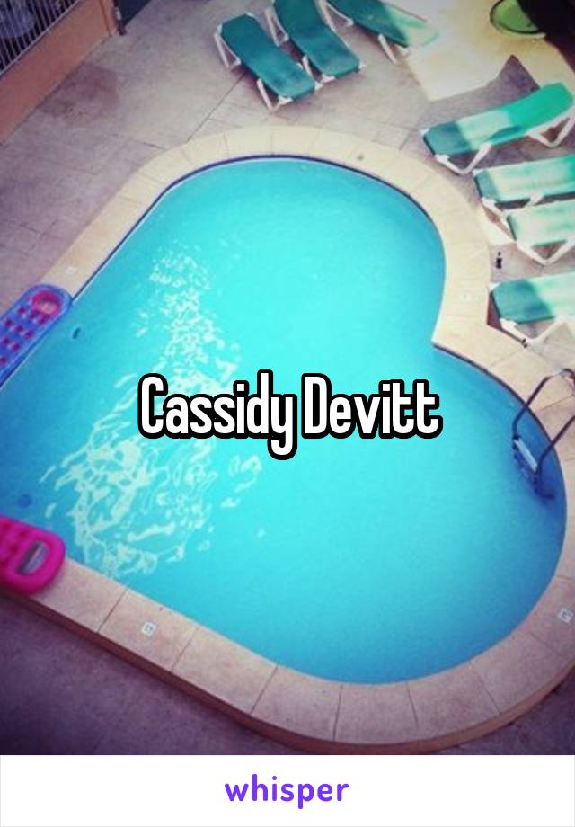 Cassidy Devitt