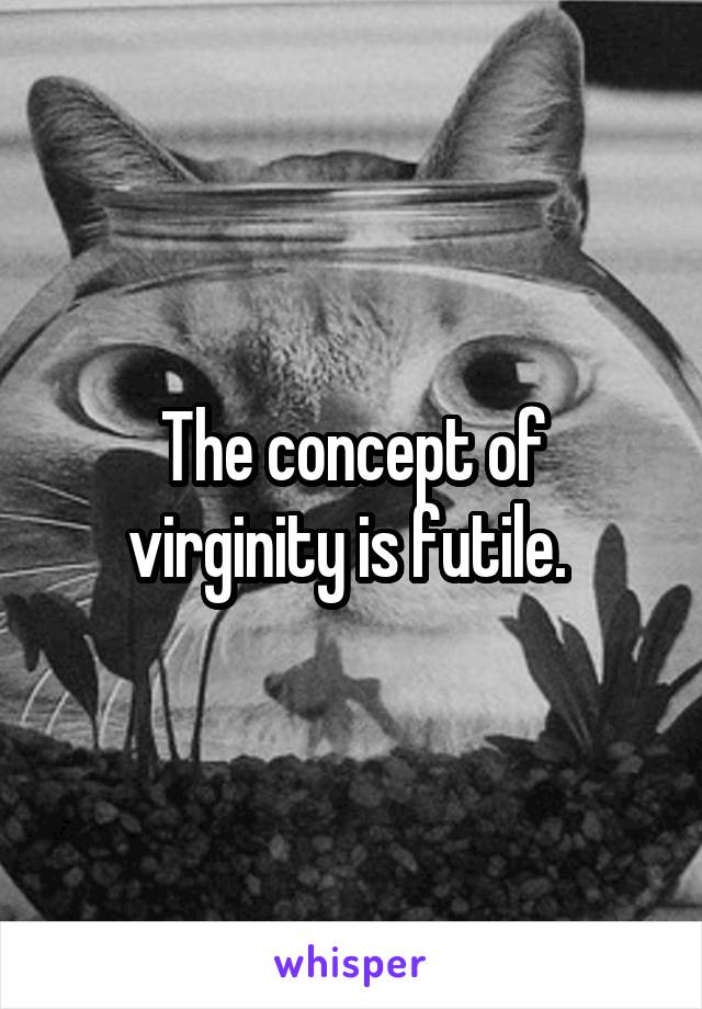 the-concept-of-virginity-is-futile