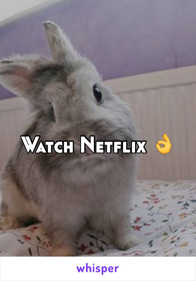 Watch Netflix 👌