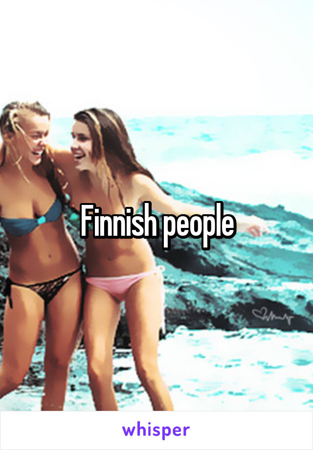 Finnish people