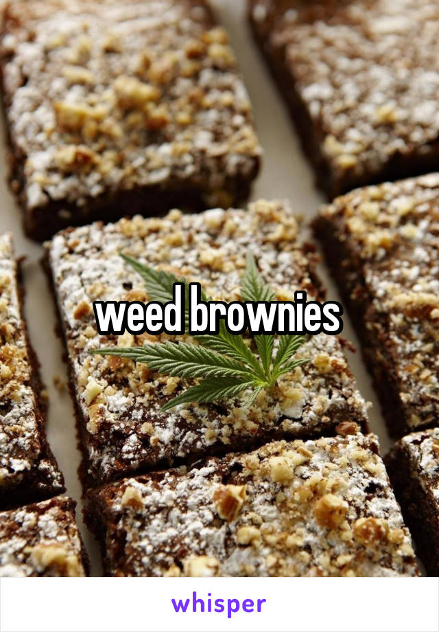 weed brownies 