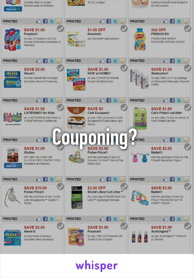 Couponing? 