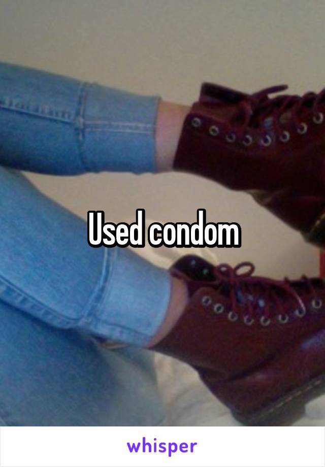 Used condom