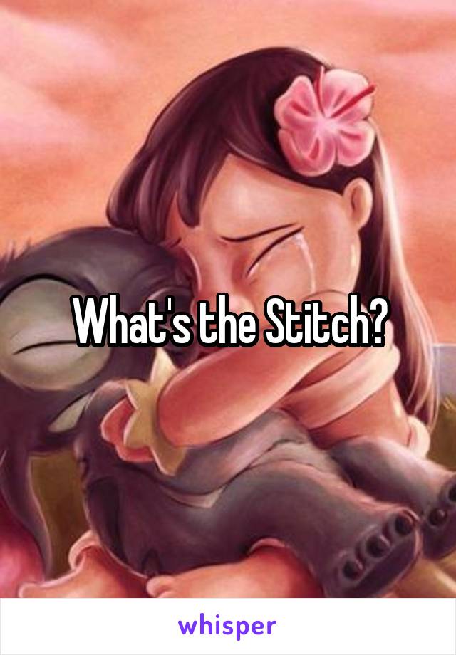 What's the Stitch?