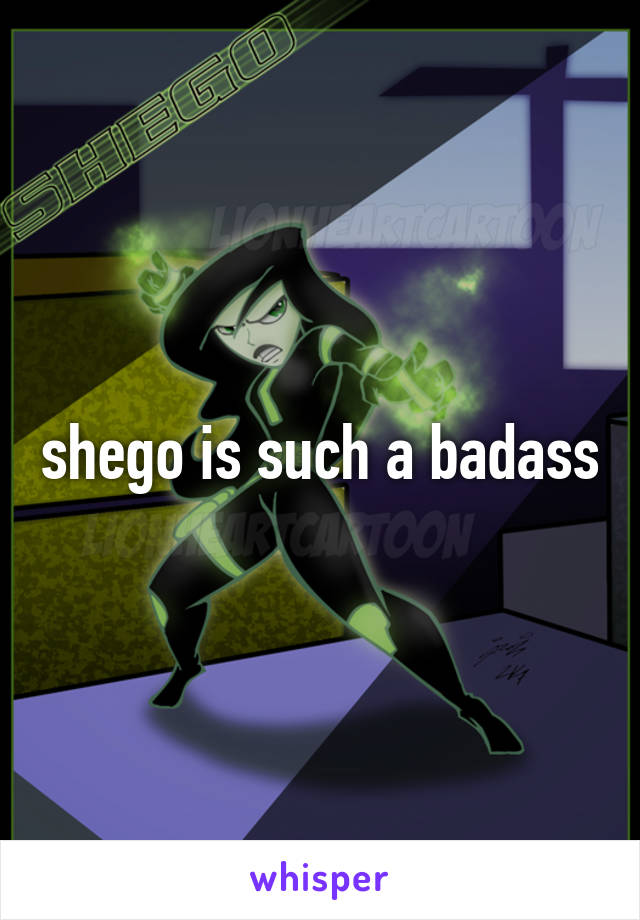 shego is such a badass