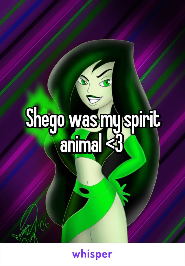 Shego was my spirit animal <3 