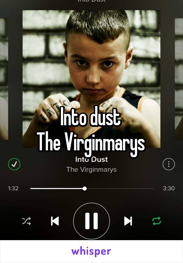 Into dust 
The Virginmarys 