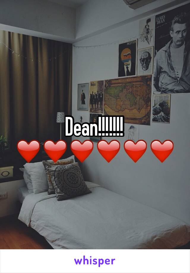 Dean!!!!!!!
❤️❤️❤️❤️❤️❤️