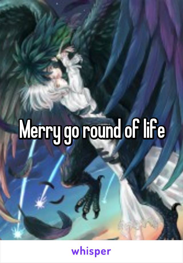 Merry go round of life