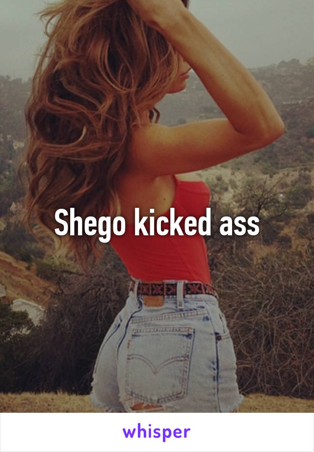 Shego kicked ass